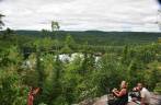Que lugar para um piquenique! Bem em frente ao Lac Solitaire, no Parc National de La Mauricie, província de Quebec, no Canadá